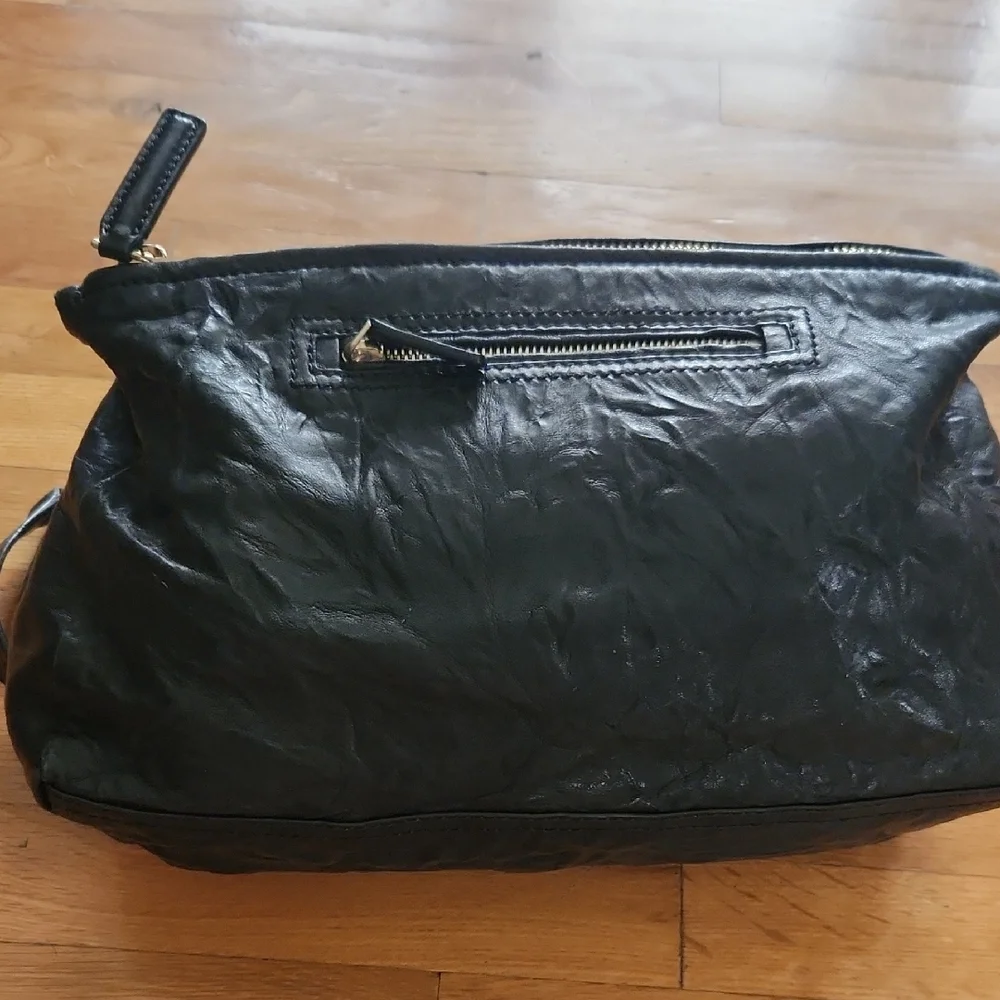 Givenchy Textured Black Crossbody Bag with Gold Accents - Picture 3 of 6
